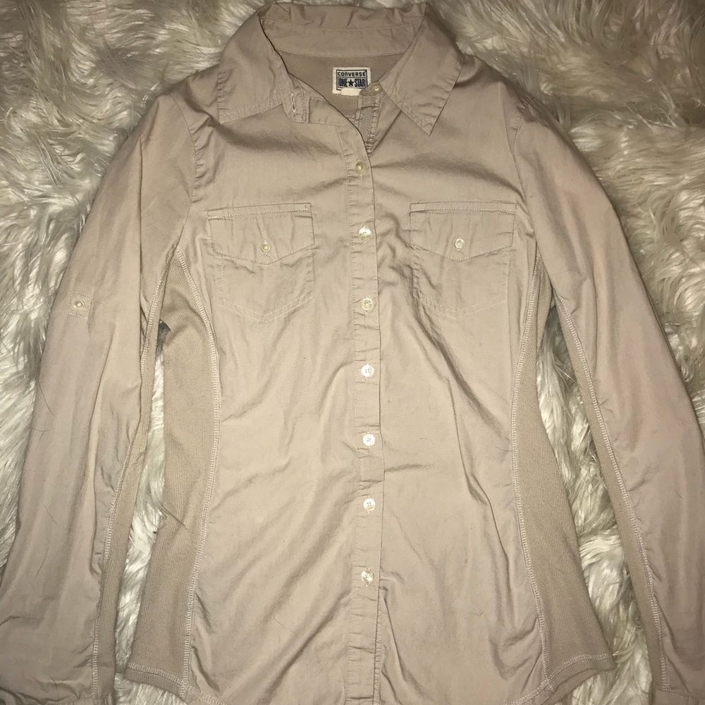 Converse - button up top